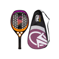Raquete Beach Tennis Carbono 12k Total Pro Sunset + Capa | Leve e equilibrada | 1 ano de garantia