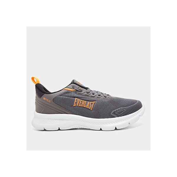 Tênis Everlast Vênus II Masculino - Cinza+Laranja