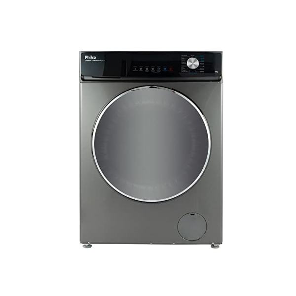 Lavadora e Secadora Philco 10kg Inverter PLS11T Titanium 220V