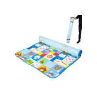 Tapete Infantil Grande Educativo Para Bebê Baby Style 120 x 180cm (Azul)