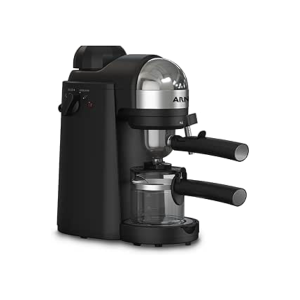 Cafeteira Espresso Arno Mini Espresso Compacta 1000W com acabamento Inox, bico vaporizador para leite e 4 bar de pressão CMME 127v