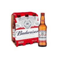 Cerveja Budweiser Garrafa 330ml - Pack Com 6 Unidades