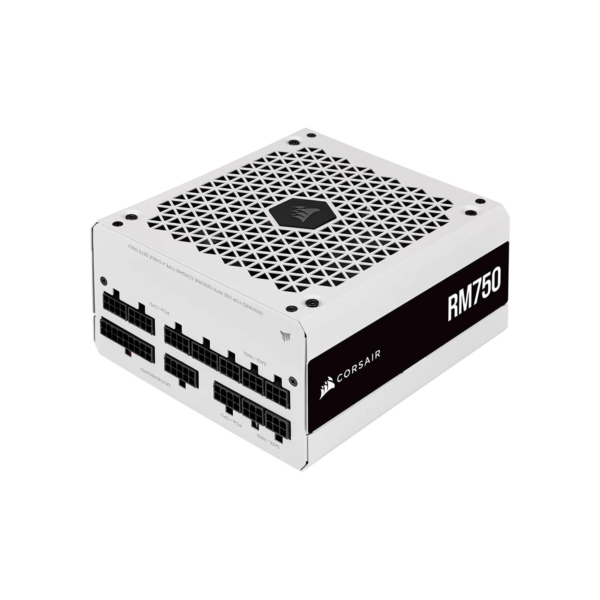 Fonte Corsair RM Series (2021) RM750, 750W, 80 Plus Gold, Modular, Sem Cabo, Branco - CP-9020231-WW