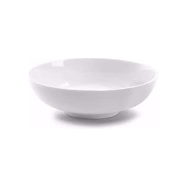 Yangzi MB7T - Tigela Bowl Melamine, Branca, 18Cm