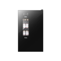 Cervejeira Eos Bierhaus 100 Litros Black Glass Frost Free Ece120 110v