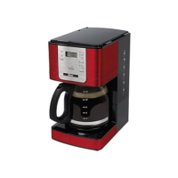 Oster Cafeteira Flavor Programável, 1,5L, 110V, Vermelha/Preto, 1000W, BVSTDC4401RD