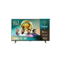 Hisense Smart TV 4K 58 Polegadas 58A6NV com Dolby Vision, HDR10, HLG, Dolby Gaming, Film Maker, DTS Virtual X, Compatibilidade Alexa e Google Home