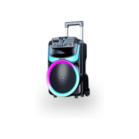 Caixa de Som Amplificada, Pulse Burst 400W, Cores RGB, Bluetooth, Entrada Auxiliar (AUX), USB, Cartão de Memória, P10 e Rádio FM, Até 5hrs de Bateria, Preto - SP405