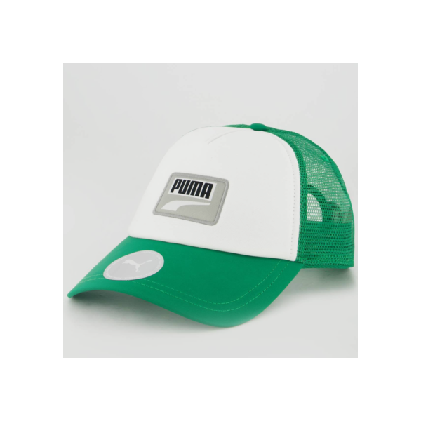 Boné Puma Trucker Cap Branco e Verde Branco/Verde