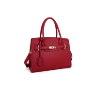 Bolsa  Grande De Ombro e Transversal Feminina De Couro PU B309 LING