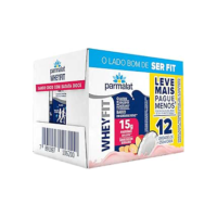 Parmalat WheyFit Coco com Batata Doce 15g de Proteína 250 Ml – Pack 12 Unidades