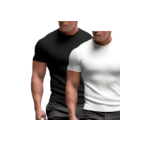 Camiseta 100% Canelada Masculina