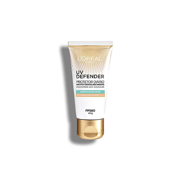 L'Oréal Paris UV Defender Antioleosidade FPS 60 Clara - Protetor Solar Facial 40g