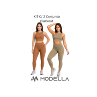 KIT C/ 2 Conjunto Blackout Liso Basic Zero Transparencia