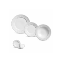 Aparelho De Jantar 20 Pçs Madeleine Branco Porto Brasil