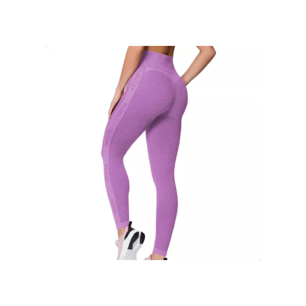 Calça Legging Academia Sem Costura Selene Cós Cintura Alta