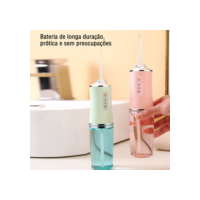 Irrigador dental oral portátil recarregável USB 220ml Limpador de bico poderoso para cuidados bucais