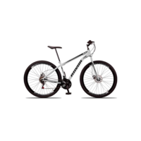 Bicicleta Aro 29 Ravok 21v Aço Carbono Freios a Disco (Branco)