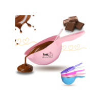 Kit Panelinha Multiuso Confeitaria 850ml Derretedeira de Chocolate