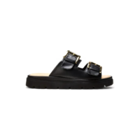 Sandália Slide Feminina 2446402 Com Fivela Dupla Comfortflex