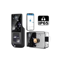 Fechadura Digital Biométrica Intelar X6 Com Controle Inteligente De App À Prova D'água IP65