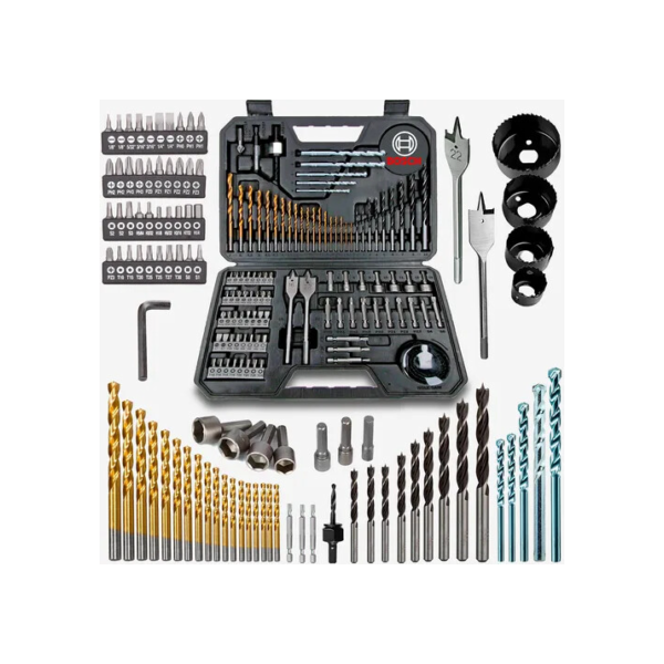 Jogo Kit Pontas Brocas 103 Peças Bosch Em Titânio Com Maleta