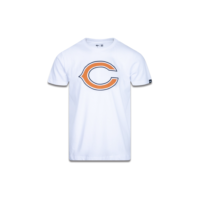 Camiseta New Era Plus Size Regular Manga Curta Chicago Bears Branco