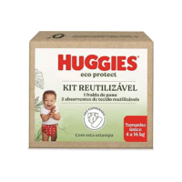 Huggies Kit Fralda Reutilizável Eco Protect - Vermelho
