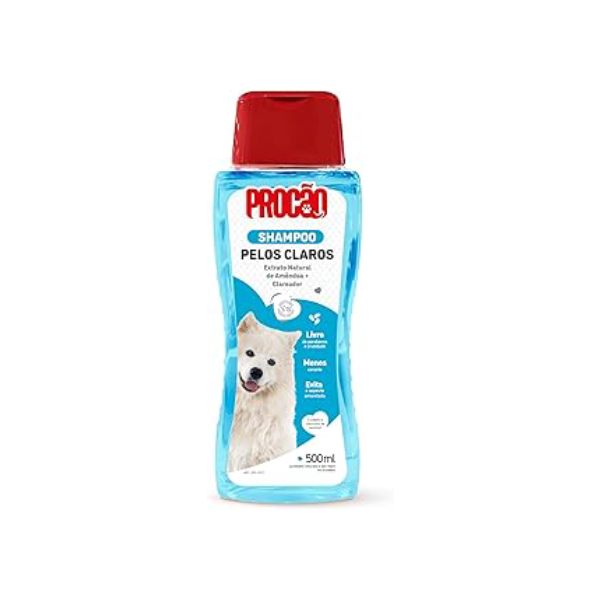 PROCÃO Shampoo Pelos Claros para cães e gatos 500 ml