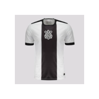 Camisa Corinthians Branca e Preta - Branco