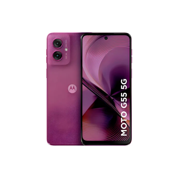 Smartphone Motorola Moto g55 5G - 256GB 16GB (8GB RAM+8GB Ram Boost) e Camera 50MP com AI NFC Tela 6.5" com Superbrilho - Rosa