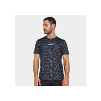 Camiseta Olympikus Estampada Masculina - Preto+Cinza