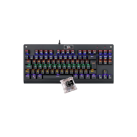 Teclado Mecânico Redragon Dark Avenger Preto Iluminação Rainbow Switch Preto, K568R