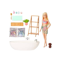 Barbie, Conjunto de Brinquedo, Banho de Espuma com Boneca e Acessórios, Para Crianças acima de 3 anos