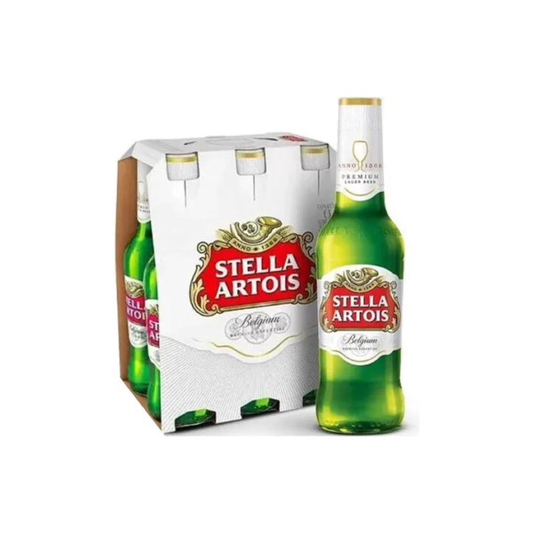 Pack Cerveja Premium Stella Artois Ln 330ml - 6 Unidades