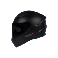 Capacete Asx City Solid Preto Fosco Masculino Feminino