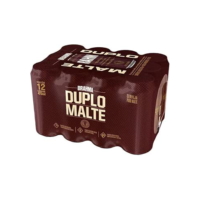 Pack de Brahma Duplo Malte 473ml , 12 Unidades