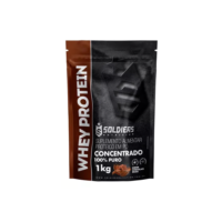 Whey Protein Concentrado 1Kg Chocolate Belga  Soldiers Nutrition