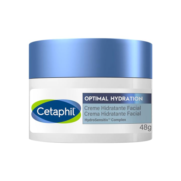 Cetaphil Optimal Hydration Creme Hidratante Facial Com Ácido Hialurônico 48g