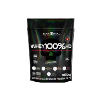 Whey 100% Hd 900g Concentrado E Isolado Black Skull Sabor Cookies & cream