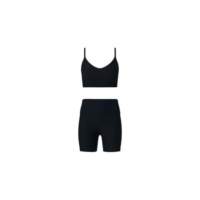 Kit Top E Bermuda Esportiva Proteção UV Hering Sports - Preto