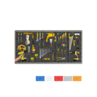 Painel Ferramentas Organizador Parede Perfurado Nerf 148x68