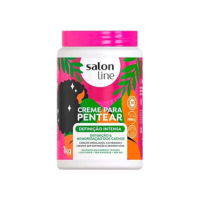 Salon Line, Creme de Pentear, Definição Intensa, Ação Hidratante, Brilho Intenso - Cabelos Ondulados, Cacheados e Crespos, 1 Kg