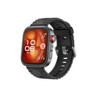 Smartwatch HUAWEI WATCH FIT 4 Pro Esportes ao Ar Livre de Nível Profissional Vidro de Safira e Titânio Mapa de Campos de Golfe Compatível com iOS e Android Preto