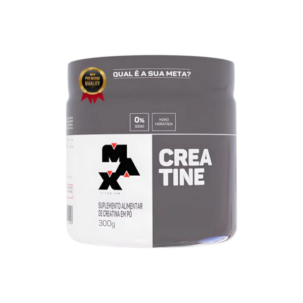 Creatina 300 Gr - Max Titanium Sabor Sem Sabor