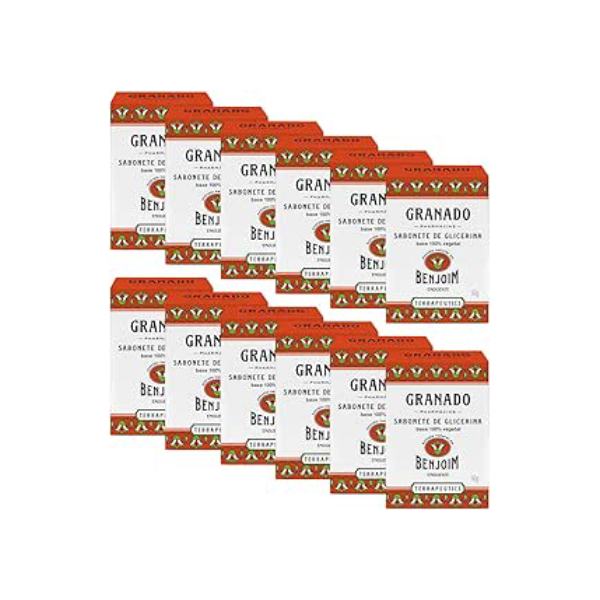 Granado Sabonete Glicerinado Terrapeutics, Benjoim, 90g, 12 Unidades