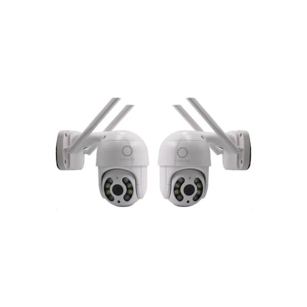Kit 3 Câmera Ip Wifi Dome Rotativa Visão Noturna Yanqing Dome A8 Cor Branco