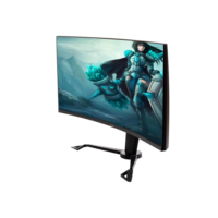 Monitor Gamer Curvo Husky Tempest 34", Ultrawide, 180Hz, QHD, 1ms, DisplayPort e HDMI, Adaptive Sync, 99% sRGB, Preto - HGMT005