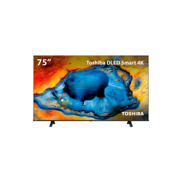 Smart Tv Dled 75 4k Toshiba Vidaa 4 Hdmi 2 Usb Wi-fi Tb033m