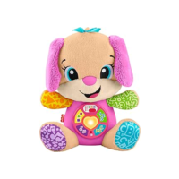 Fisher-Price Aprender e Brincar Brinquedo para Bebês Irmã do Cachorrinho Aprende Comigo para crianças a partir de 6 meses